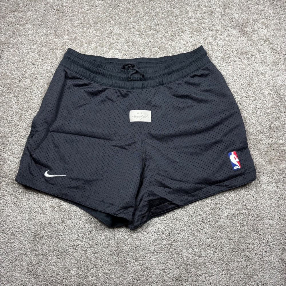 Nike x Fear of God x NBA Mens Mesh Basketball Shorts Black Small BV4420-010